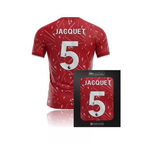 Jeremy Jacquet Hand Signed Liverpool 2026-27 Home Shirt in AAA Gift Box