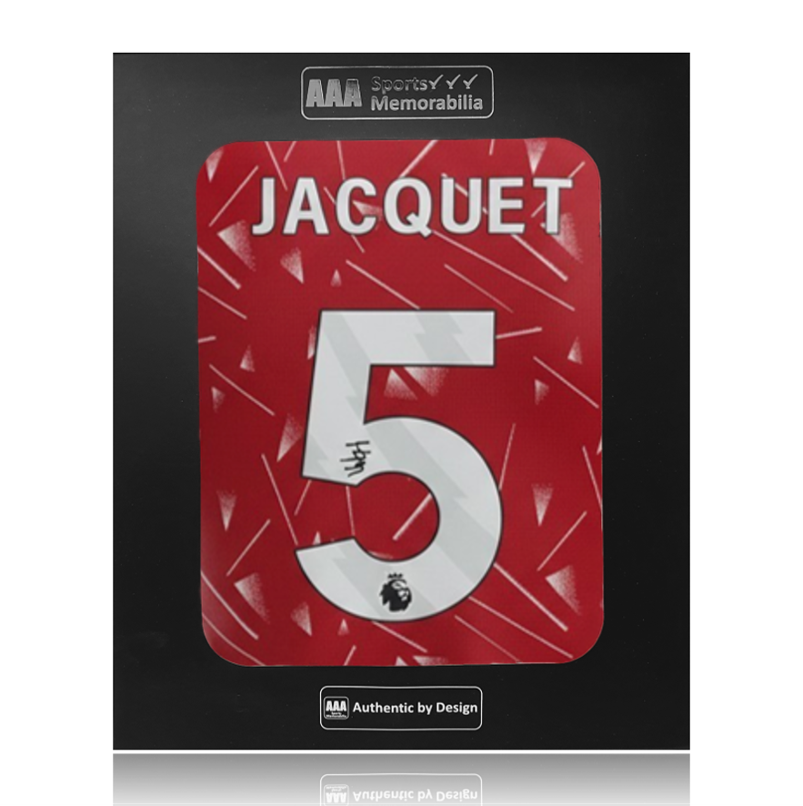Jeremy Jacquet Hand Signed Liverpool 2026-27 Home Shirt in AAA Gift Box