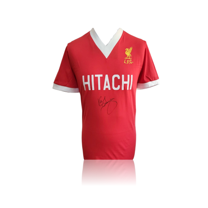 Kenny Dalglish 1979 Liverpool Red Home Shirt in Deluxe Classic Frame