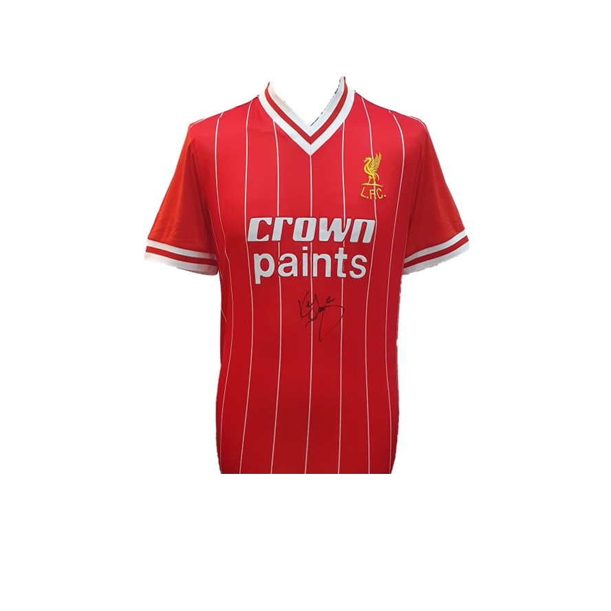 Kenny Dalglish Front Signed 1982-83 Liverpool Home Shirt In Deluxe