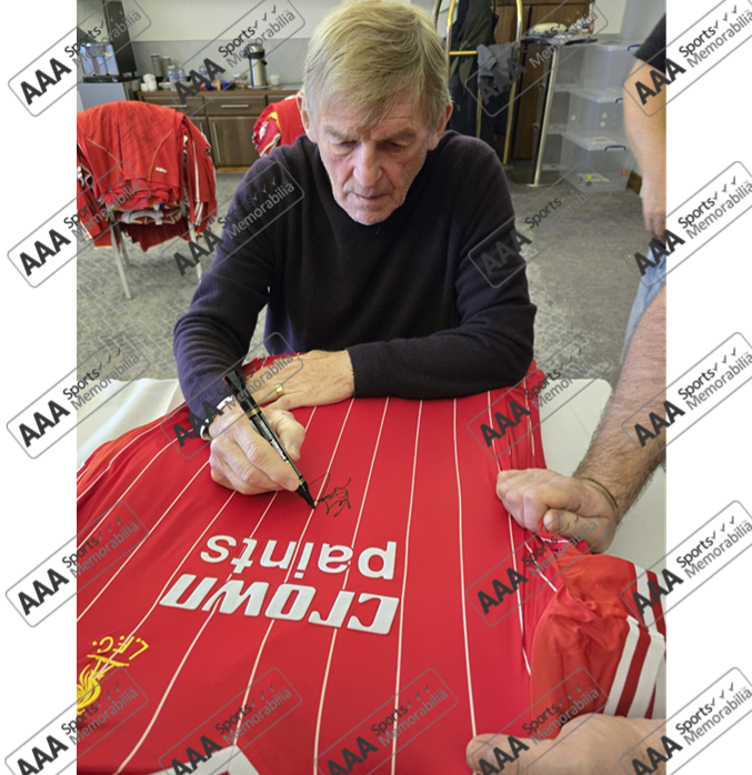 Kenny Dalglish Front Signed 1982-83 Liverpool Home Shirt In Deluxe