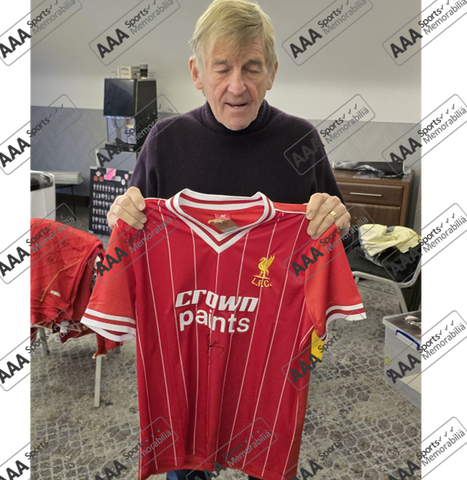 Kenny Dalglish Front Signed 1982-83 Liverpool Home Shirt In Deluxe Classic Frame