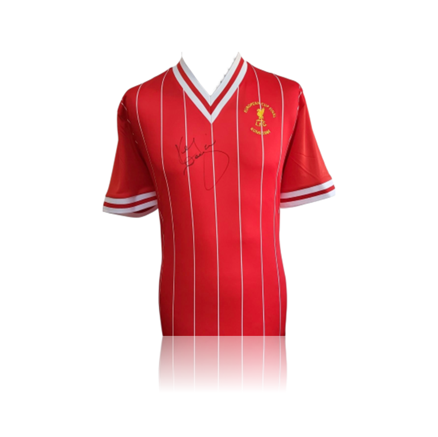 Kenny Dalglish Front Signed ROME 1984 Liverpool Shirt In Deluxe Classic Frame