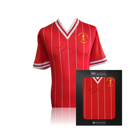 Kenny Dalglish Hand Signed ROME 1984 European Cup Final Shirt In AAA Gift Box
