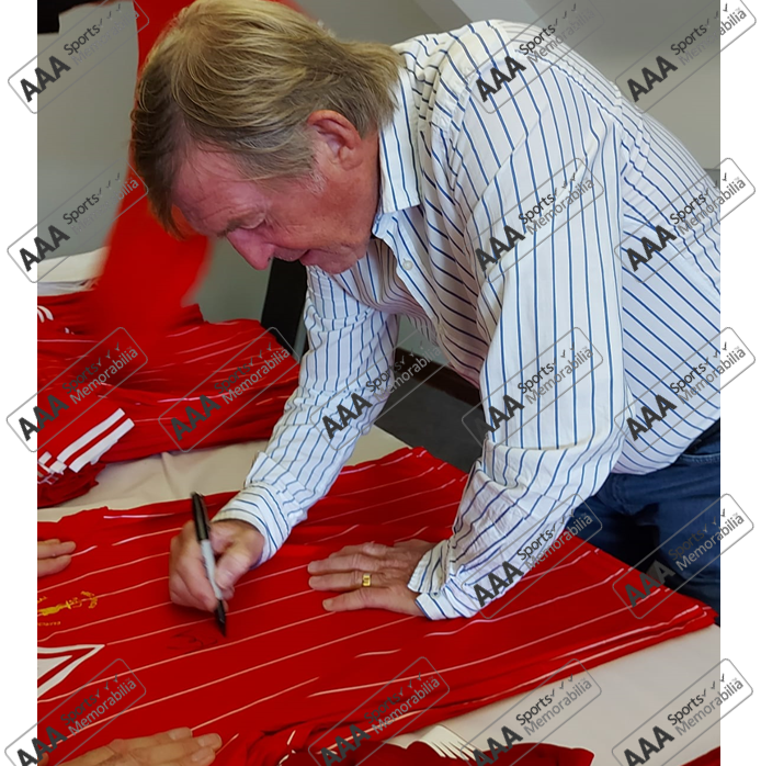 Kenny Dalglish Front Signed ROME 1984 Liverpool Shirt In Deluxe Classic Frame