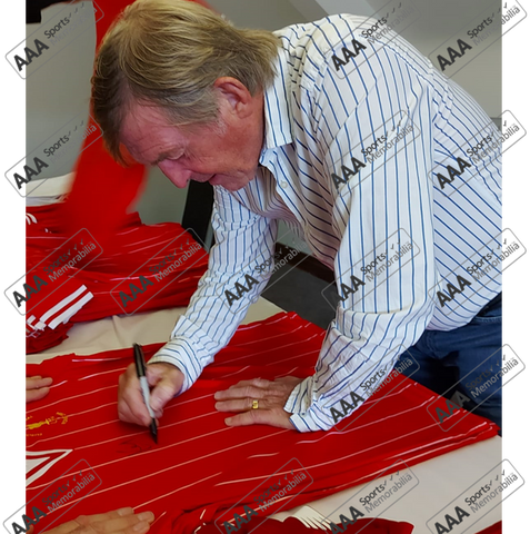 Kenny Dalglish Front Signed ROME 1984 Liverpool Shirt In Deluxe Classic Frame