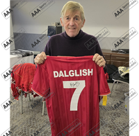 Kenny Dalglish Hand Signed #7 1985-86 Liverpool FC Home Shirt In Deluxe Classic Frame