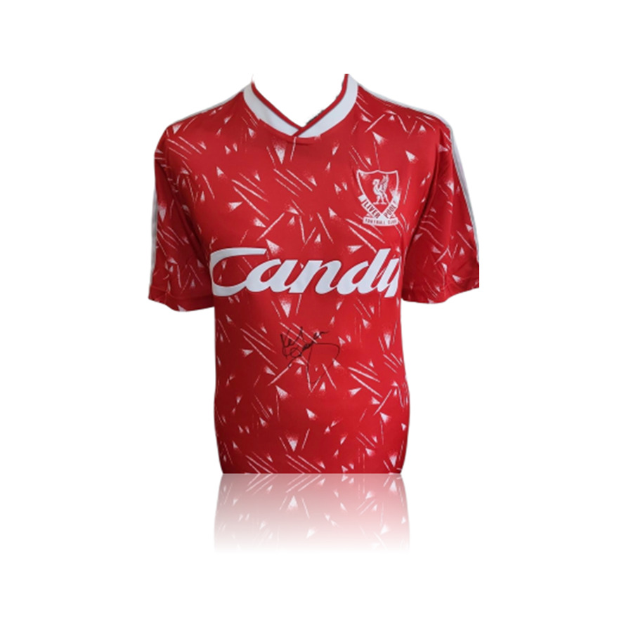 Kenny Dalglish Hand Signed 1989 Liverpool FC Home Shirt in AAA Gift Box