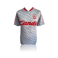 Kenny Dalglish Hand Signed 1989 Liverpool FC Away Shirt In AAA Gift Box