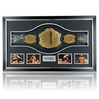 Khabib Nurmagomedov Hand Signed MMA Championship Belt in Deluxe Classic Frame