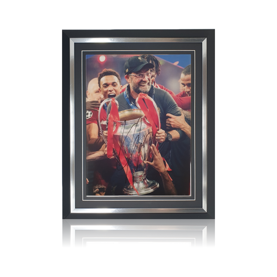 Jurgen Klopp Hand Signed 12" X 16" Photograph UCL In Classic Frame