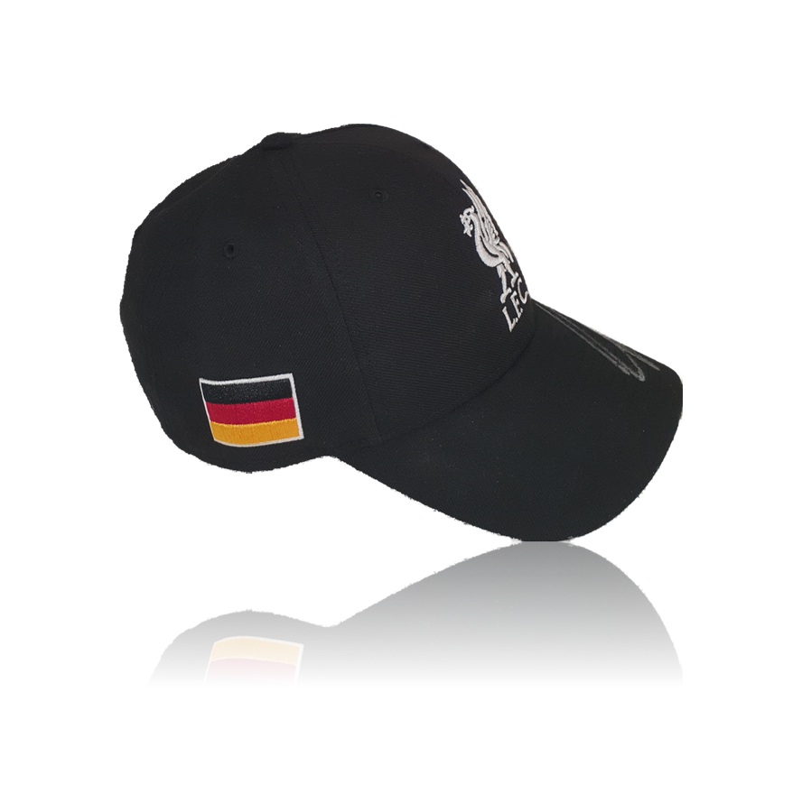Jurgen Klopp Hand Signed '47' German Flag Cap In Deluxe Classic Dome Frame