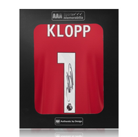 Jurgen Klopp Hand Signed Liverpool 2025-26 Home Shirt in AAA Gift Box