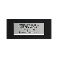Jurgen Klopp LIMITED EDITION Hand Signed 23-24 Liverpool 'DANKE JURGEN' Home Shirt with EMBROIDERD Honours in Deluxe Classic Frame
