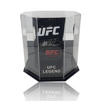 Khabib Nurmagomedov Hand Signed MMA Glove in Deluxe OCTAGON Display Case