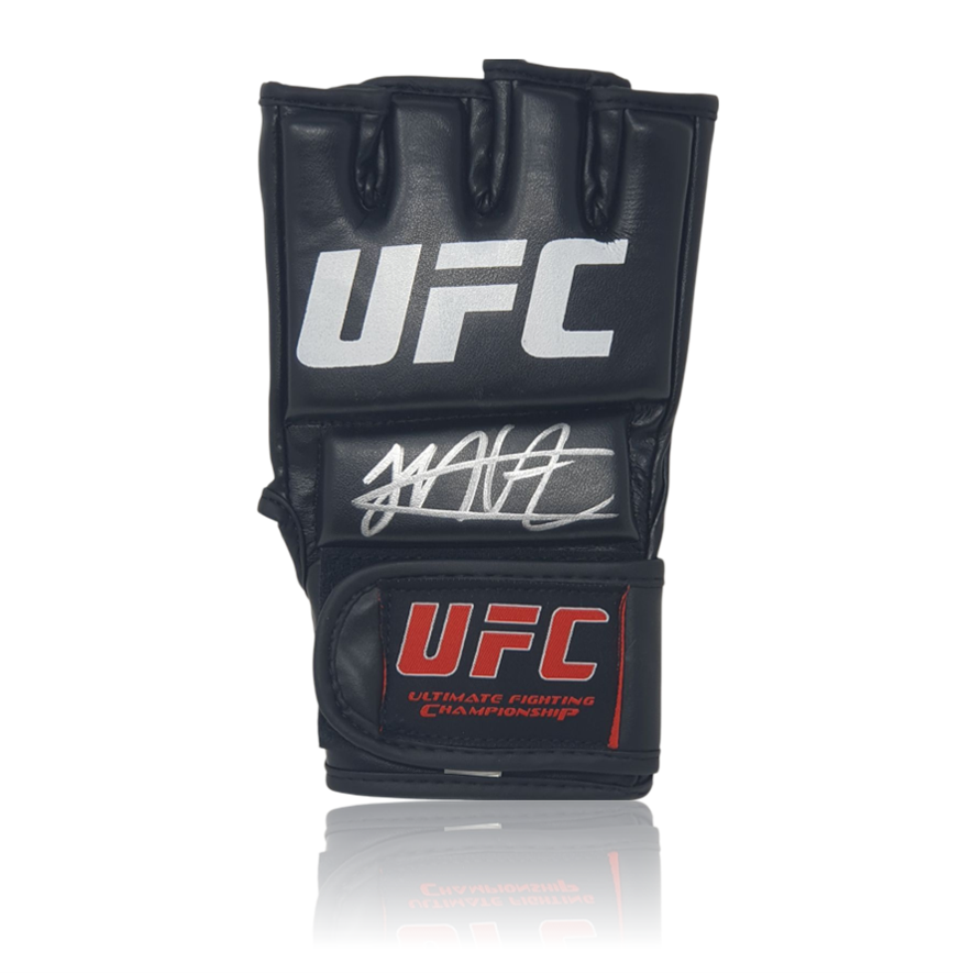 Khabib Nurmagomedov Hand Signed MMA Glove in Deluxe OCTAGON Display Case