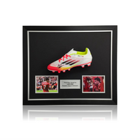 Luis Diaz Hand Signed Adidas Football Boot In Acrylic Dome Frame