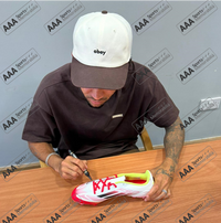 Luis Diaz Hand Signed Adidas Football Boot In Acrylic Display Case