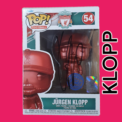 Jurgen Klopp Hand Signed LIMITED EDITION Funko Pop #2 In Acrylic Display Case