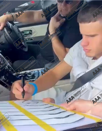 Milos Kerkez Hand Signed Liverpool 2025-26 Home Shirt in AAA Gift Box