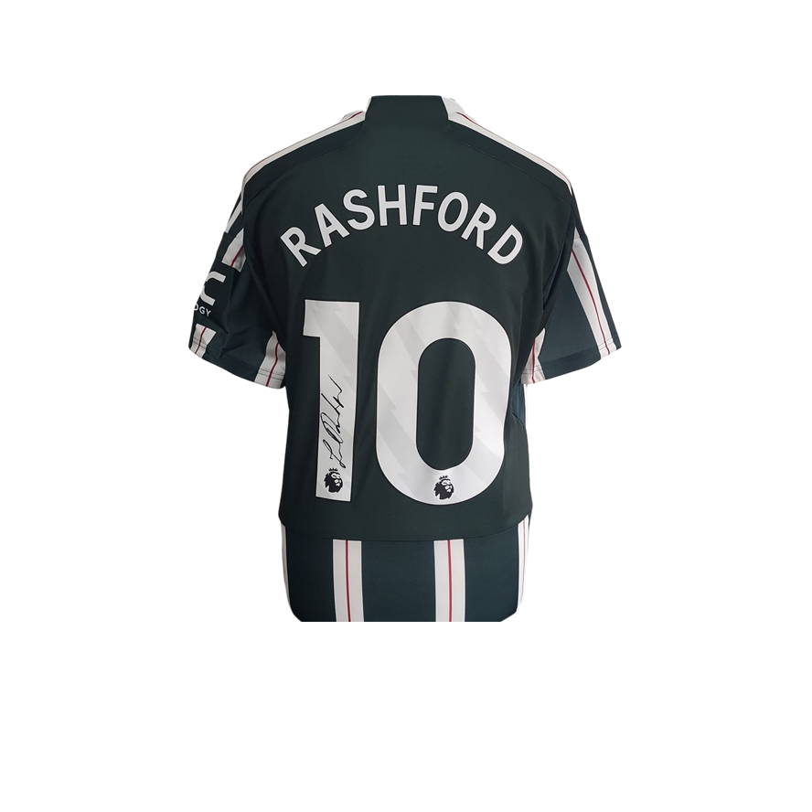 Marcus Rashford Hand Signed Manchester United 2023-24 Away Shirt