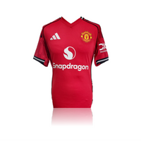 Bryan Mbeumo Hand Signed Manchester United 2025-26 Home Shirt in AAA Gift Box