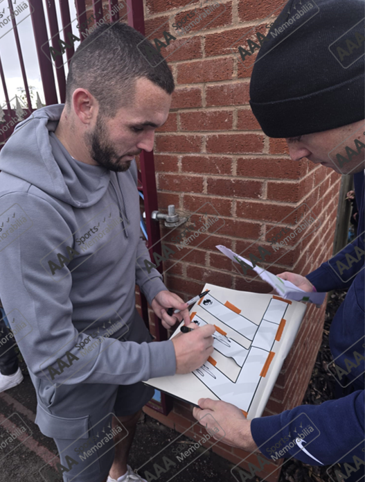 John McGinn Hand Signed Aston Villa 2024-25 Home Shirt in AAA Gift Box