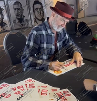 Eric Cantona Hand Signed Old Trafford Sign In Deluxe Classic Farme
