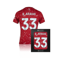 Ronald Araujo Hand Signed Liverpool 2026-27 Home Shirt in AAA Gift Box