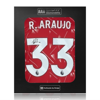 Ronald Araujo Hand Signed Liverpool 2026-27 Home Shirt in AAA Gift Box