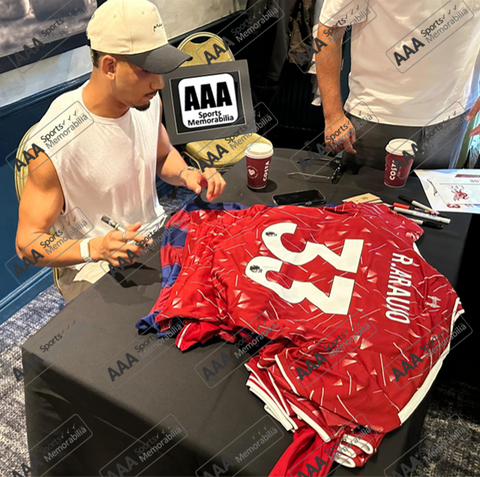 Ronald Araujo Hand Signed Liverpool 2026-27 Home Shirt in AAA Gift Box