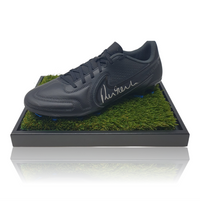 Robbie Fowler Hand Signed Black NIKE Football Boot In Deluxe Acrylic Display Case