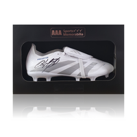 Ryan Giggs Hand Signed White Adidas PREDATOR Football Boot in AAA Gift Box