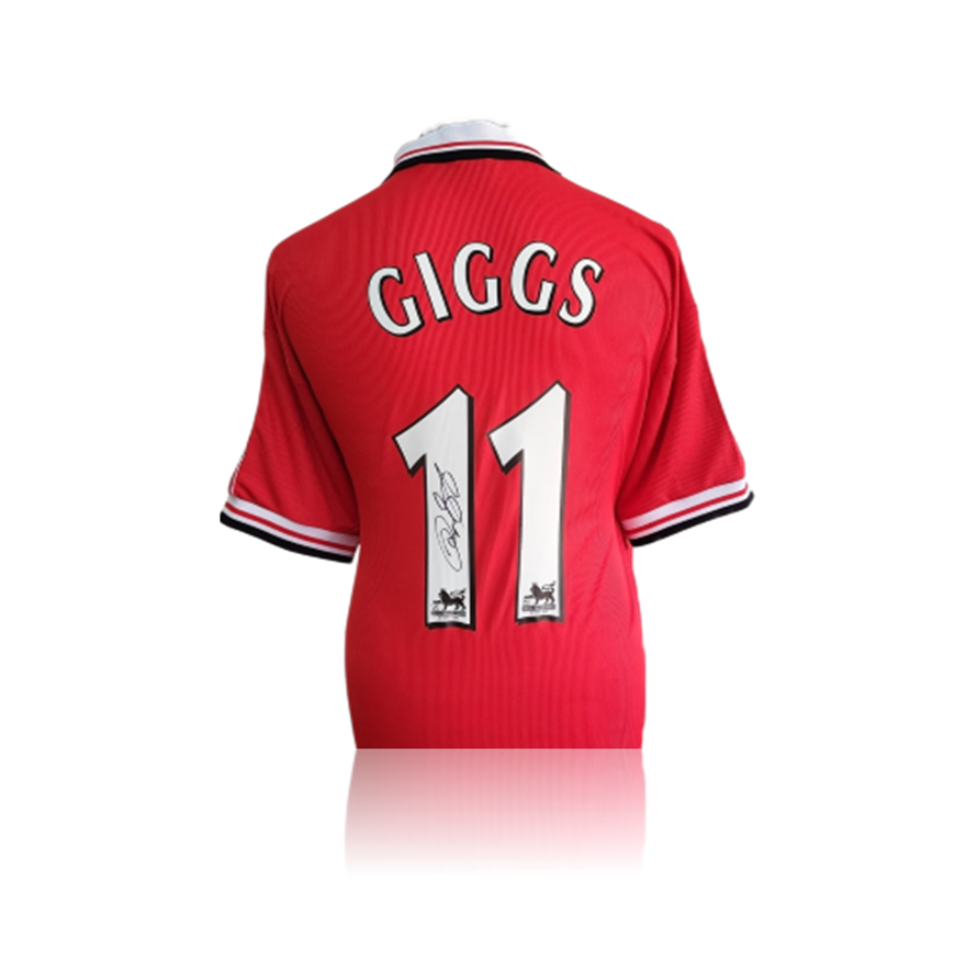 Ryan Giggs Hand Signed Manchester United 1998/99 Home Shirt in AAA Gift Box