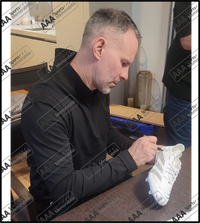 Ryan Giggs Hand Signed White Adidas PREDATOR Football Boot in Deluxe Dome Frame