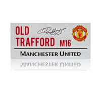 Ryan Giggs Hand Signed OLD TRAFFORD Sign In Classic Frame