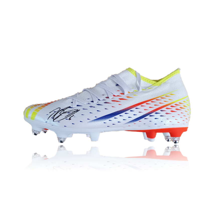 John Arne Riise Hand Signed PACKAGE - Football Boot + Anfield Road Sign