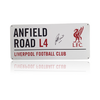 Pepe Reina Hand Signed Anfield Road Sign