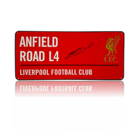 Steven Gerrard Hand Signed Red ANFIELD ROAD Sign