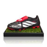 Steven Gerrard Hand Signed BLACK/WHITE/RED Adidas Predator Football Boot In Acrylic Display Case