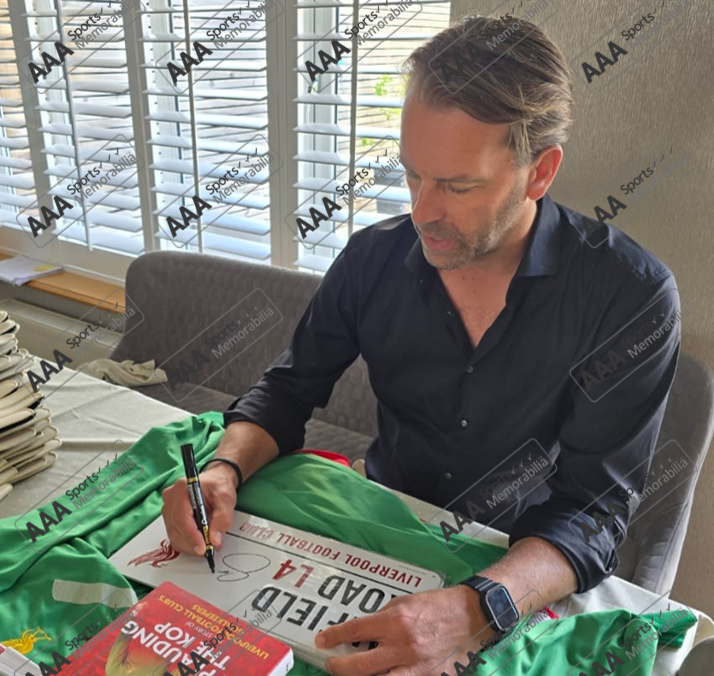 Sander Westerveld Hand Signed ANFIELD ROAD Sign