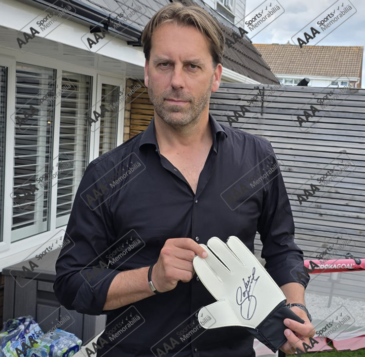 Sander Westerveld Hand Signed BLACK Goalkeepers Glove