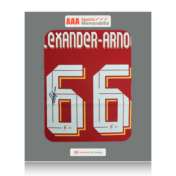 Trent AlexanderArnold Hand Signed Liverpool 202324 Home Shirt in AAA