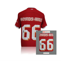 Trent Alexander-Arnold Hand Signed Liverpool 2023-24 Home Shirt in AAA Gift Box