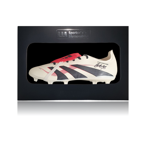 Trent Alexander-Arnold Hand Signed WHITE/BLACK/RED 'PREDATOR' Boot in AAA Gift Box