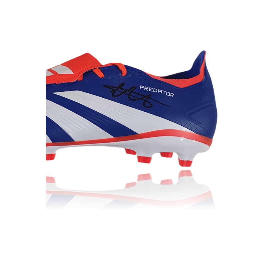 Trent Alexander-Arnold Hand Signed BLUE/RED/WHITE 'PREDATOR' Boot in AAA Gift Box