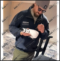 Oleksandr Usyk Hand Signed White RIVAL Boxing Glove in Deluxe Acrylic Display Case