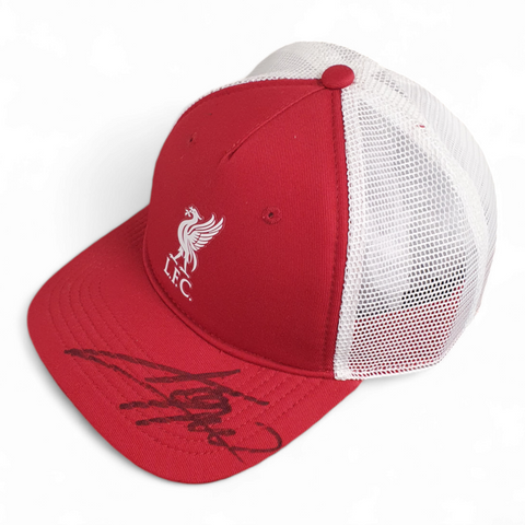 Jurgen Klopp Hand Signed RED/WHITE Liverpool FC Cap