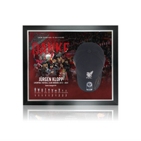 Jurgen Klopp Hand Signed '47' German Flag Cap In Deluxe Classic Dome Frame