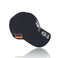 Jurgen Klopp Hand Signed '47' German Flag Cap & Honours In Deluxe Classic Dome Frame